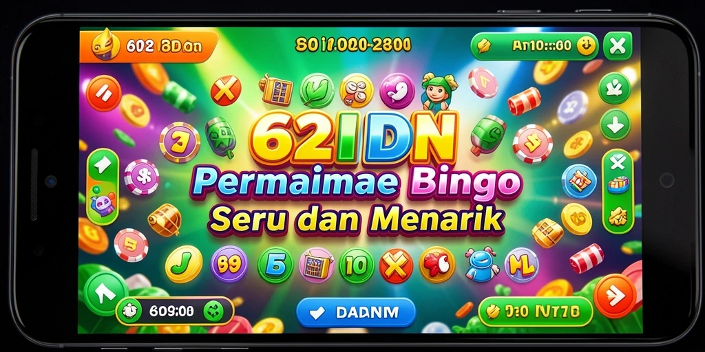 Tampilan menarik dari gameplay Bingo di 62IDN.