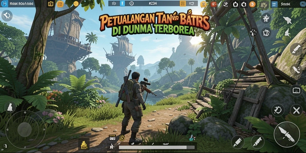 Screenshot K234 menampilkan dunia terbuka yang menakjubkan dan petualangan seru.