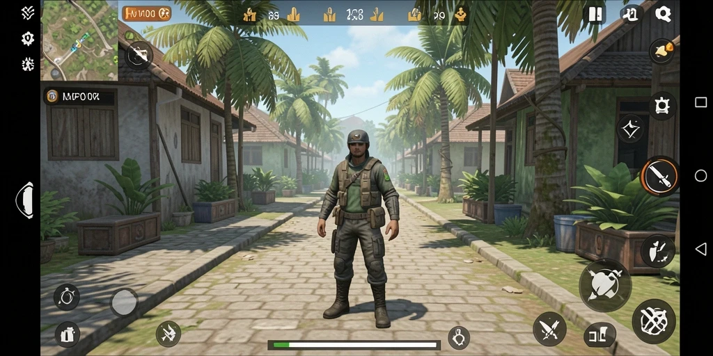 Tampilan gameplay menarik dari MPO08 dalam mode simulasi.