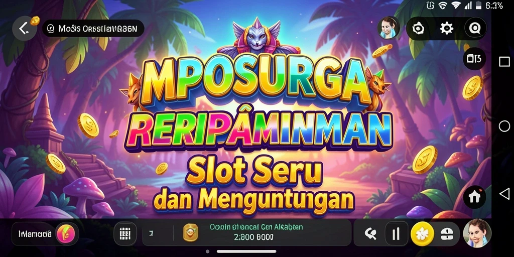 Tampilan gameplay seru dari MPOSURGA dengan berbagai slot menarik