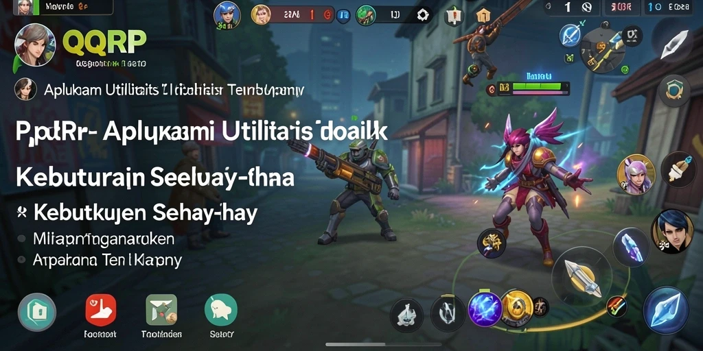 Screenshot menunjukkan tampilan antarmuka QQRP dengan fitur utilitas yang memudahkan pengguna.