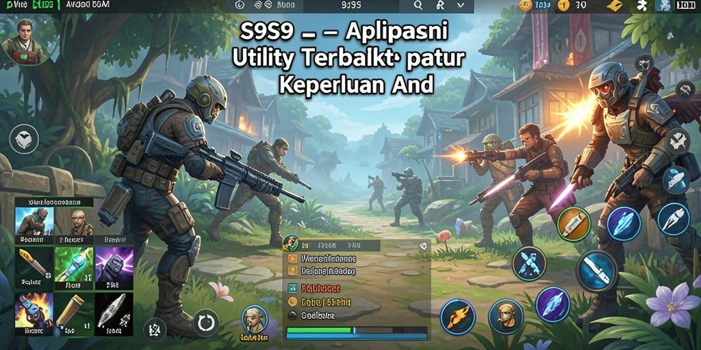 Tampilan antarmuka S9S9 yang intuitif dan modern.