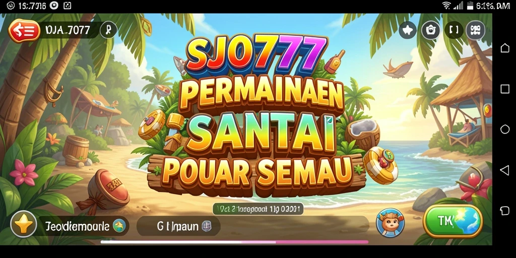 Tampilan menawan dari gameplay SJO777 yang menghibur.