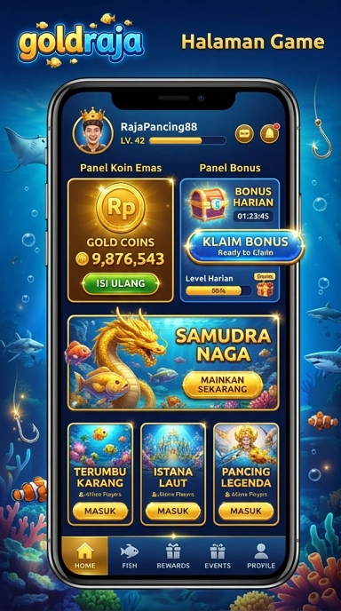 Proses unduh aplikasi di Goldraja yang cepat dan mudah.